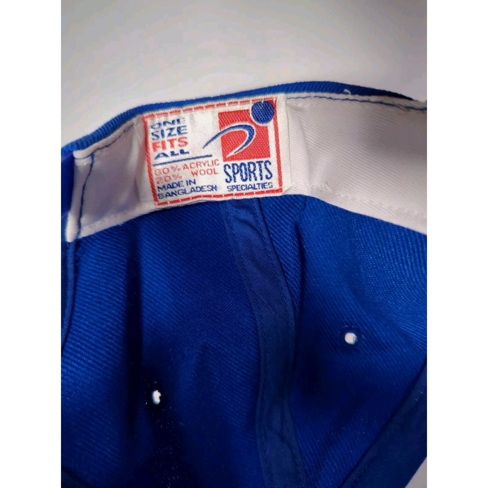 Vintage Peoria Rivermen Sports Specialties Snapback Hat Wool Blue - Picture 8 of 9